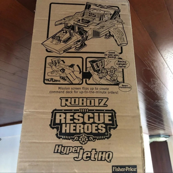 Rescue Heroes ROBOTZ HyperJet Exclusive Bonus C.D. Moon Figure Factory Sealed - Picture 7 of 11